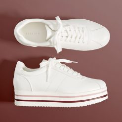 Trampki na koturnie - Biały. Trampki Mohito. Za 129.99 zł.