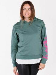 KEY LARGO Bluza "Yeah" w kolorze zielonym rozmiar: L. Zielone bluzy KEY LARGO, l, bez wzorów, bez ramiączek, z kapturem. Za 105.63 zł.