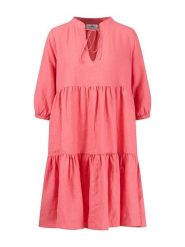 FYNCH-HATTON Lniana sukienka w kolorze różowym rozmiar: 38. Różowe sukienki Fynch-Hatton, na co dzień, bez wzorów, ze lnu, bez kołnierzyka, bez ramiączek, midi, proste. Za 152.99 zł.