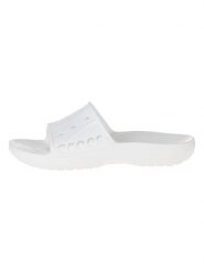 Crocs Klapki "Baya II Slide" w kolorze białym rozmiar: 39/40. Białe klapki Crocs, bez wzorów, z materiału, klasyczne, bez obcasa, bez zapięcia. Za 86.78 zł.
