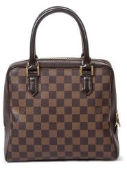 Louis Vuitton Torebka "Brera" w kolorze brązowym - 24 x 20 x 10 cm rozmiar: onesize. Brązowe torebki klasyczne Louis Vuitton, bez wzorów, z materiału, przez ramię, bez dodatków. Za 3,601.99 zł.