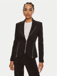 Pinko Marynarka La Teste Giacca . 104096 A20A Czarny Regular Fit. Czarne marynarki i żakiety Pinko, bez wzorów, z syntetyku, bez ramiączek. Za 1,119.00 zł.