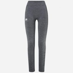Legginsy termoaktywne damska MILLET Drynamic Warm Tight W merino. Szare legginsy Millet, bez wzorów, z dzianiny, sportowe. Za 239.00 zł.