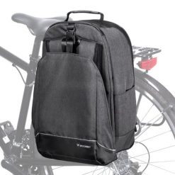 Torba rowerowa na bagażnik Wozinsky wodoodporna 40 L czarny. Czarne torby na laptopa Wozinsky, bez wzorów, z materiału. Za 169.00 zł.