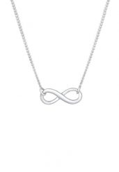 Elli Damski wisior nieskończoności symbol wieczności w srebrze próby 925 Sterling Silver Naszyjniki 1 ct. Szare naszyjniki Elli, z materiału, srebrne. Za 188.99 zł.