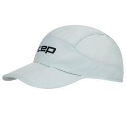 Sportowa czapka z daszkiem do biegania unisex lekka regulowana CORE Run CEP. Szare czapki z daszkiem CEP, bez wzorów, sportowe. Za 114.00 zł.