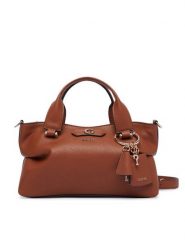 Guess Torebka Suzy Mini HWBG23 22760 Brązowy. Brązowe torebki klasyczne Guess, z aplikacjami, ze skóry, bez dodatków. Za 544.99 zł.