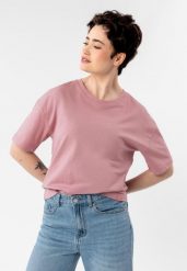 Gładki t-shirt, Comfort Fit, T-RODOS. Czerwone t-shirty Volcano, m, z aplikacjami, z bawełny, bez kołnierzyka, bez ramiączek. Za 59.99 zł.