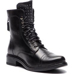 Botki SERGIO BARDI - Chienti FW127354318CC 101. Czarne botki Sergio Bardi, z aplikacjami, ze skóry, bez obcasa, na obcasie, bez zapięcia. W wyprzedaży za 179.00 zł.