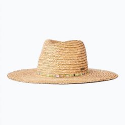 Kapelusz damski Rip Curl Premium Surf Straw Panama. Brązowe kapelusze Rip Curl, na lato, bez wzorów, z materiału, eleganckie. Za 139.10 zł.