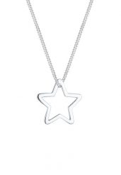 Elli Damski wisiorek gwiazda filigranowa ze srebra próby 925 Sterling Silver Naszyjniki 1 ct. Szare naszyjniki Elli, z materiału, srebrne. Za 173.39 zł.