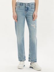 Tommy Hilfiger Jeansy Classic WW0WW41307 Niebieski Straight Fit. Niebieskie jeansy Tommy Hilfiger, bez wzorów, z bawełny. Za 379.99 zł.