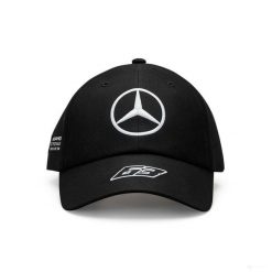 Czapka z daszkiem Mercedes-AMG Petronas F1 czarna, One Size. Czarne czapki z daszkiem OEM, bez wzorów, z poliesteru, eleganckie. Za 81.43 zł.