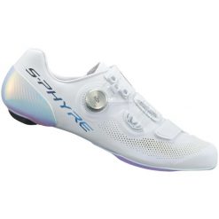 Buty damskie Shimano S-phyre SH-RC903PWR. Białe buty do biegania Shimano, bez wzorów, bez zapięcia, do biegania. Za 1,679.00 zł.