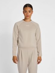 Damska krótka bluza Hummel MT Kalu. Szare bluzy z kapturem Hummel, na jesień, xs, bez wzorów, z elastanu, bez kaptura, na fitness i siłownię. Za 196.65 zł.