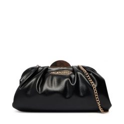Torebka Valentino. Czarne kopertówki Valentino, bez wzorów, wizytowe, bez dodatków. Za 549.99 zł.