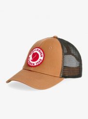Czapka z daszkiem Fjallraven 1960 Logo Långtradarkeps. Brązowe czapki z daszkiem Fjällräven, na lato, bez wzorów, z bawełny. Za 149.99 zł.