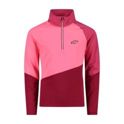 Damska polarowa bluza softtech pół-zip CMP. Czerwone bluzy z kapturem CMP, m, bez wzorów, z materiału, bez kaptura, narciarskie. Za 199.10 zł.