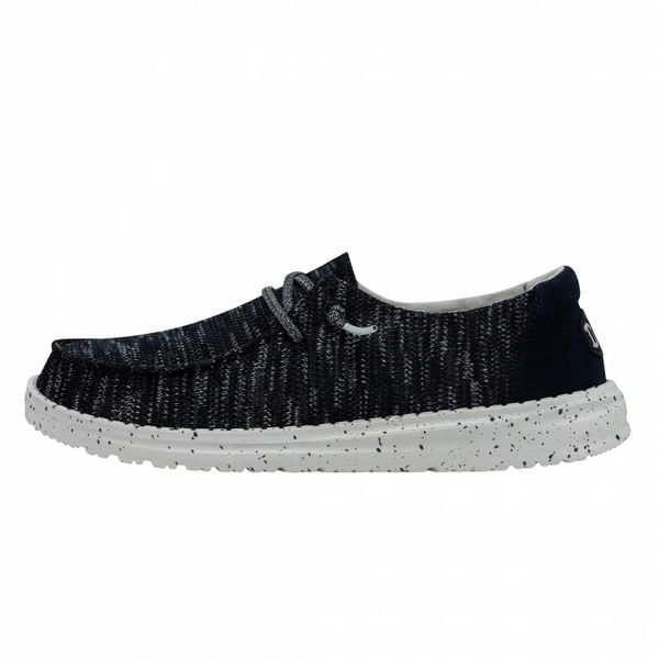 HEYDUDE Damskie Mokasyny Wendy Sox. Niebieskie mokasyny Hey dude, bez wzorów, z materiału. Za 179.00 zł.