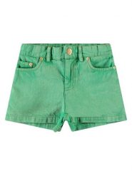 Molo Szorty dżinsowe w kolorze zielonym rozmiar: 104. Zielone szorty molo, bez wzorów, z bawełny, klasyczne. Za 86.99 zł.