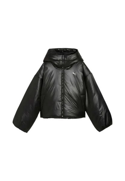 Kurtka puchowa Puma 685237 01 black. Czarne kurtki Puma, l, bez wzorów, z materiału, eleganckie, bez kaptura. Za 474.75 zł.
