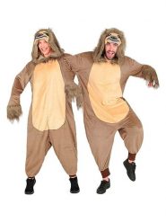 Carnival Party Kombinezon kostiumowy w kolorze beżowo-jasnobrązowym rozmiar: L/XL. Brązowe kombinezony Carnival Party, l, bez wzorów, bez kołnierzyka, bez ramiączek, krótkie. Za 130.99 zł.