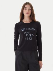 Weekend Max Mara Bluzka Renoir 2525946032 Czarny Regular Fit. Czarne bluzki Weekend Max Mara, l, bez wzorów, z bawełny, bez kołnierzyka, bez ramiączek. Za 519.99 zł.