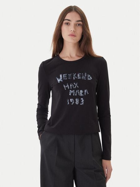 Weekend Max Mara Bluzka Renoir 2525946032 Czarny Regular Fit. Czarne bluzki Weekend Max Mara, l, bez wzorów, z bawełny, bez kołnierzyka, bez ramiączek. Za 339.99 zł.