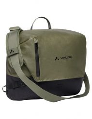 Torba na ramię VAUDE CityMessenger. Zielone torby na laptopa Vaude, bez wzorów, z materiału, na ramię. Za 433.95 zł.