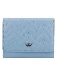 Wojas Skórzany portfel w kolorze błękitnym - 12,2 x 9,2 x 3 cm rozmiar: onesize. Niebieskie portfele Wojas, bez wzorów, z materiału. Za 127.99 zł.