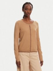 Liu Jo Kardigan WA5382 MS49I Brązowy Regular Fit. Brązowe swetry Liu Jo, xs, bez wzorów, z bawełny, bez ramiączek. Za 359.99 zł.