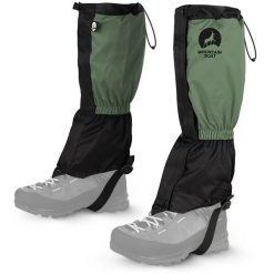 Stuptuty trekkingowe na buty MOUNTAIN GOAT wodoodporne. Czarne buty trekkingowe MOUNTAIN GOAT, na zimę, z materiału, bez zapięcia. Za 64.99 zł.
