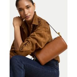 Torebka LAUREN RALPH LAUREN. Brązowe torebki klasyczne Lauren Ralph Lauren, bez wzorów, klasyczne, bez dodatków. Za 1,299.00 zł.