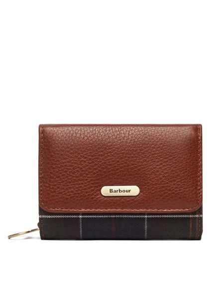 Barbour Portfel LLG0036BR11 Brązowy. Brązowe portfele Barbour, bez wzorów, z materiału. Za 339.99 zł.