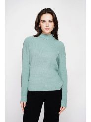 C& Jo Sweter w kolorze miętowym rozmiar: 40. Zielone swetry C& Jo, bez wzorów, ze splotem, klasyczne, bez ramiączek. Za 122.38 zł.