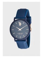 U.S. Polo Assn. Zegarek kwarcowy w kolorze niebieskim rozmiar: onesize. Niebieskie, analogowe zegarki U.S. Polo Assn., sztuczne. Za 128.95 zł.
