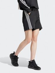 Adidas Szorty dresowe w kolorze czarnym rozmiar: L. Czarne szorty adidas, bez wzorów, z dresówki. Za 119.45 zł.