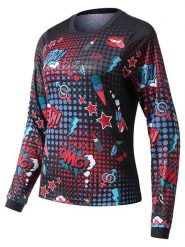 Protective Koszulka kolarska "Bang" w kolorze czarnym ze wzorem rozmiar: 38. Czarne t-shirty sportowe Protective, bez wzorów, z materiału, bez ramiączek, rowerowe. Za 90.45 zł.