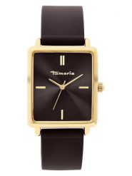 Tamaris Zegarek kwarcowy w kolorze złoto-ciemnobrązowym rozmiar: onesize. Brązowe, analogowe zegarki Tamaris, metalowe. Za 130.99 zł.