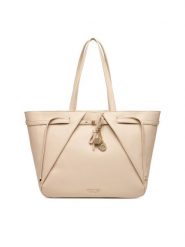 Nine West Torebka CEO-Inari-LDA8426A Beżowy. Brązowe shopper bag Nine West, bez wzorów, z materiału, bez dodatków. Za 249.99 zł.