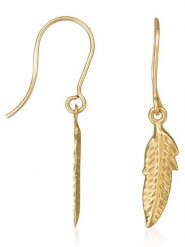 OR ÉCLAT Złote kolczyki "Feuille" rozmiar: onesize. Żółte kolczyki Or Éclat, złote. Za 270.39 zł.