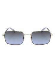 Levi's Okulary przeciwsłoneczne unisex w kolorze złoto-niebieskim rozmiar: 57. Niebieskie okulary przeciwsłoneczne Levi's, bez wzorów, z tworzywa sztucznego, metalowe. Za 159.95 zł.