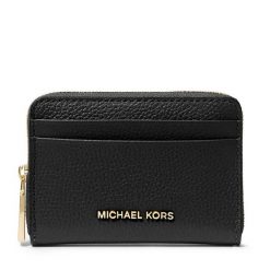 Duży Portfel Damski MICHAEL Michael Kors. Czarne portfele MICHAEL Michael Kors, bez wzorów. Za 269.99 zł.