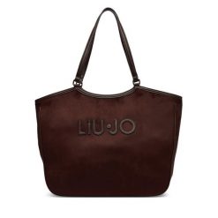 Torebka Liu Jo. Brązowe shopper bag Liu Jo, bez wzorów, bez dodatków. Za 559.99 zł.