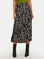 Kaffe Spódnica midi Amber 10508267 Czarny Regular Fit. Czarne spódnice Kaffe, bez wzorów, z wiskozy, midi. Za 129.99 zł.