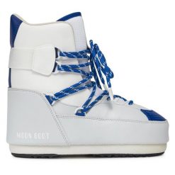 Śniegowce Moon Boot. Szare śniegowce Moon Boot, bez wzorów, bez zapięcia. Za 1,189.00 zł.