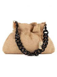 Anna Morellini Skórzana torebka w kolorze jasnobrązowym - 33 x 21 x 4 cm rozmiar: onesize. Brązowe torebki klasyczne Anna Morellini, bez wzorów, z materiału, bez dodatków. Za 260.99 zł.