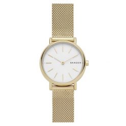 Zegarek Skagen. Żółte zegarki Skagen, złote. Za 619.99 zł.