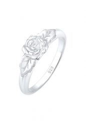 Elli Damska obrączka symbol róży Floral Vintage Look w srebrze 925 Sterling Silver Pierścionki 1 ct Damski. Szare pierścionki Elli, srebrne. Za 248.99 zł.
