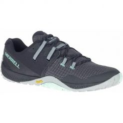 Buty trekkingowe damskie Merrell Trail Glove 6. Szare buty trekkingowe Merrell, z materiału, bez zapięcia. Za 647.00 zł.